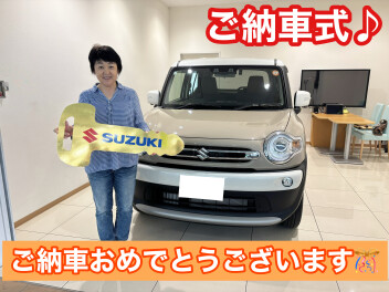 クロスビーご納車式です♪